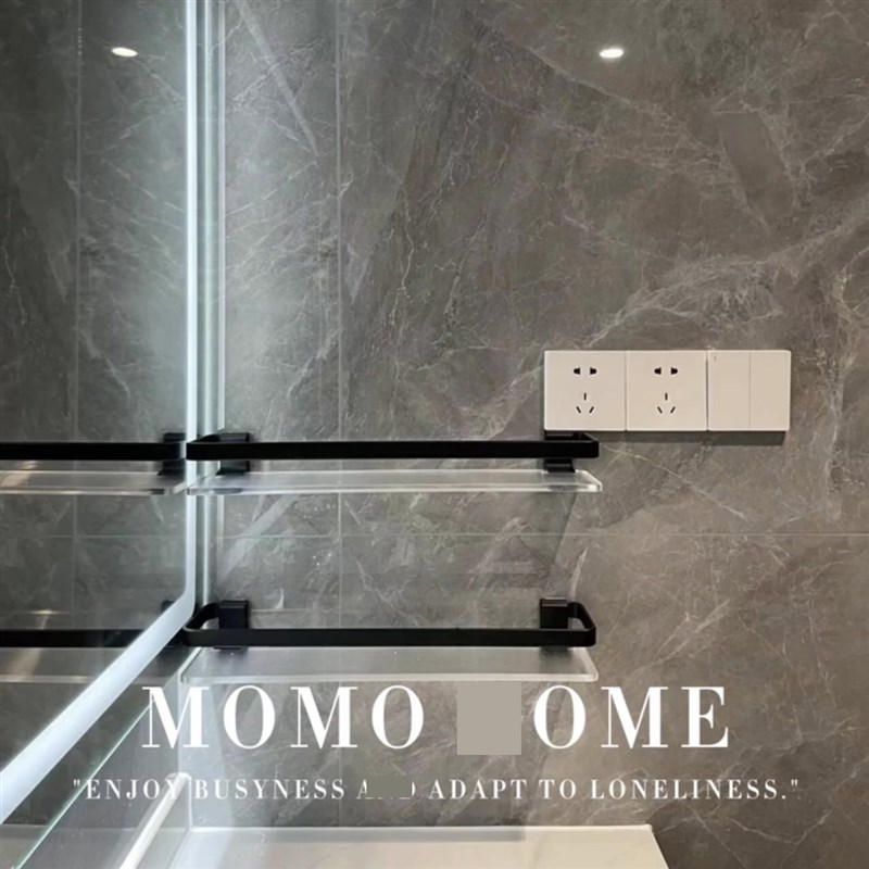 浴室置物架亚克力洗脸o洗漱台毛巾免打孔收纳架子卫生间洗手间壁