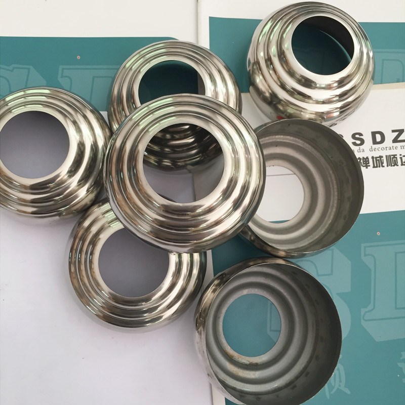 优质201不锈钢钻石球座圆管立柱装饰圆球底座配件栏杆焊接 固定座