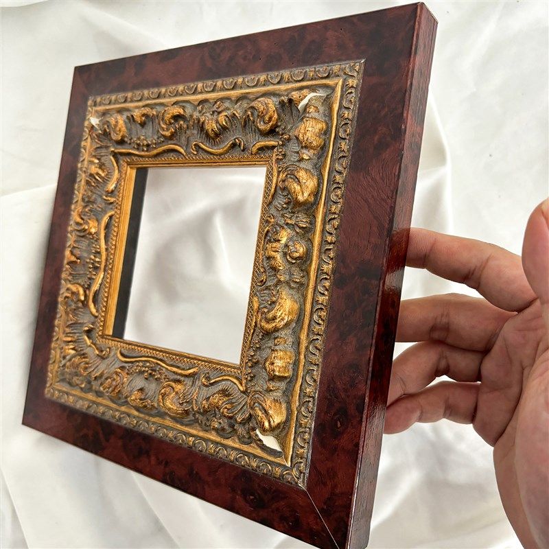 【玫瑰山脊】中古风复古画框实木画框实木画框干花相框油画外框