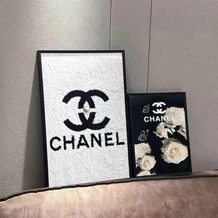 电视柜台面摆件画玄关装饰画客厅高档软装高级感摆件画摆件框创意