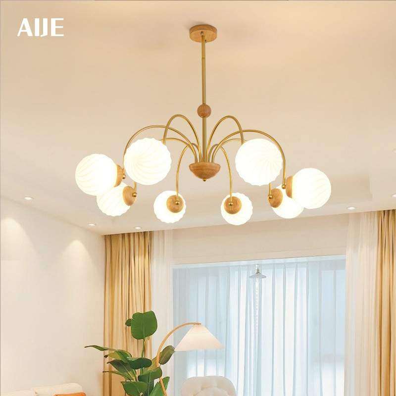 中古包豪斯木艺全光谱护眼吊灯客厅主灯原木风灯具日式法式复古灯,3C数码配件,USB灯,淘宝优惠券,粉丝福利购,淘宝优惠卷