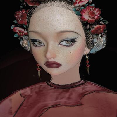 【TrueCom】BJD娃头◆尤兰/yolan 娃娃女三分素头3分单头官方原创