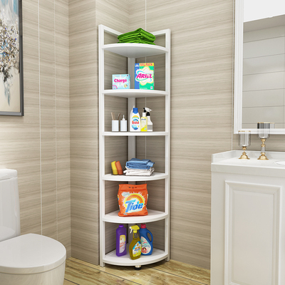 卫生间三角架落地多层收纳架洗澡间防水置物架脸盆架子厕所储物架