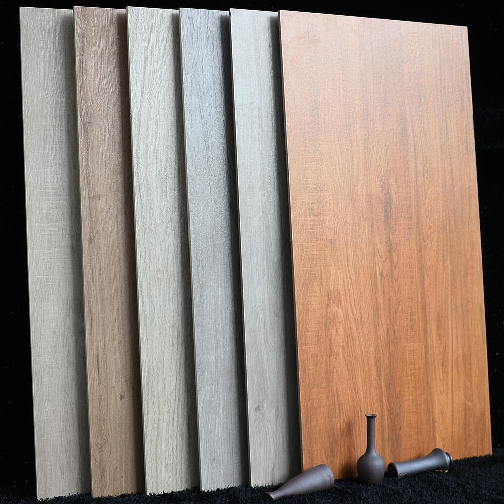 哑光全瓷木纹砖600x1200仿实木瓷砖客厅卧室防滑地砖灰木纹地板砖