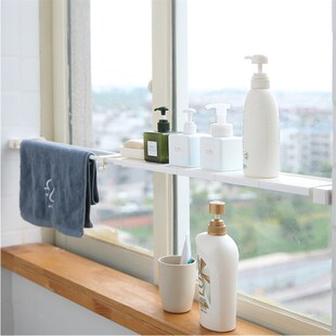 衣柜分层隔板柜子小伸缩窗台浴室置物架厨房鞋子窄毛巾收纳架隔层