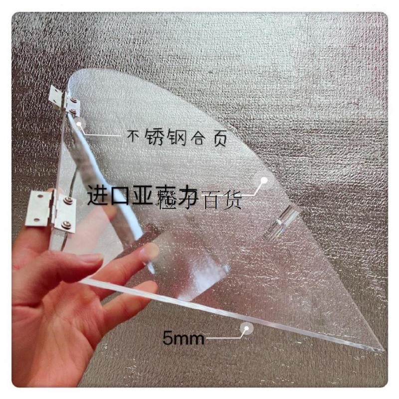 卤菜店玻璃窗口纱窗透明可定制传菜口收银售卖口拿取方便菜市场用