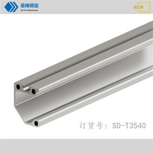 金甫工业门框把手T3540铝材厂家现货 铝合金设备框架定制加工