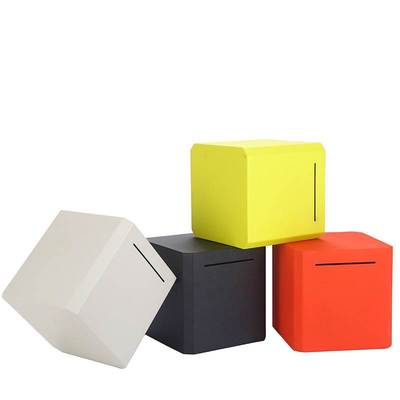 不锈钢存钱罐儿童男孩只进不出高级存钱箱可存不可取防摔礼物礼品