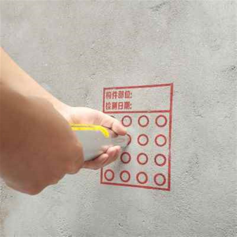 混凝土水泥砼结构回弹网格值检测试仪测区印鉴试验测区表格ZC3-A