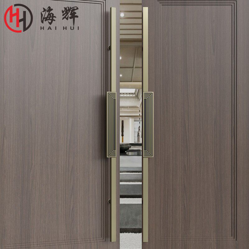 新中式仿古大门拉手玻璃门拉手古铜色推拉门木门把手定制柜门拉手