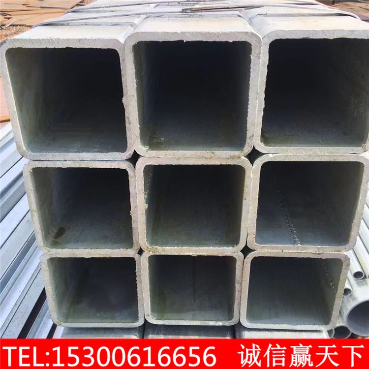 爆品镀锌管4040矩形空心5070x黑铁6090钢材方通5050扁型管光亮品