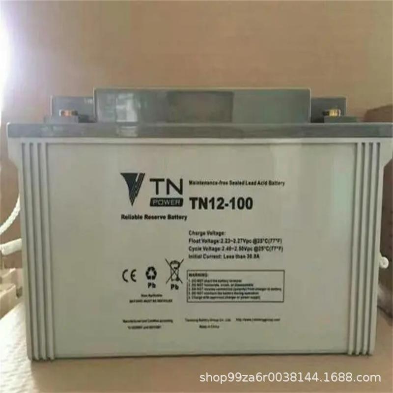 天能TN12-100免维护铅酸蓄电池12V100AH太阳能通信储能UPSEPS电源