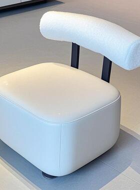 ddd高颜值靠背小凳子简约沙发凳可移动