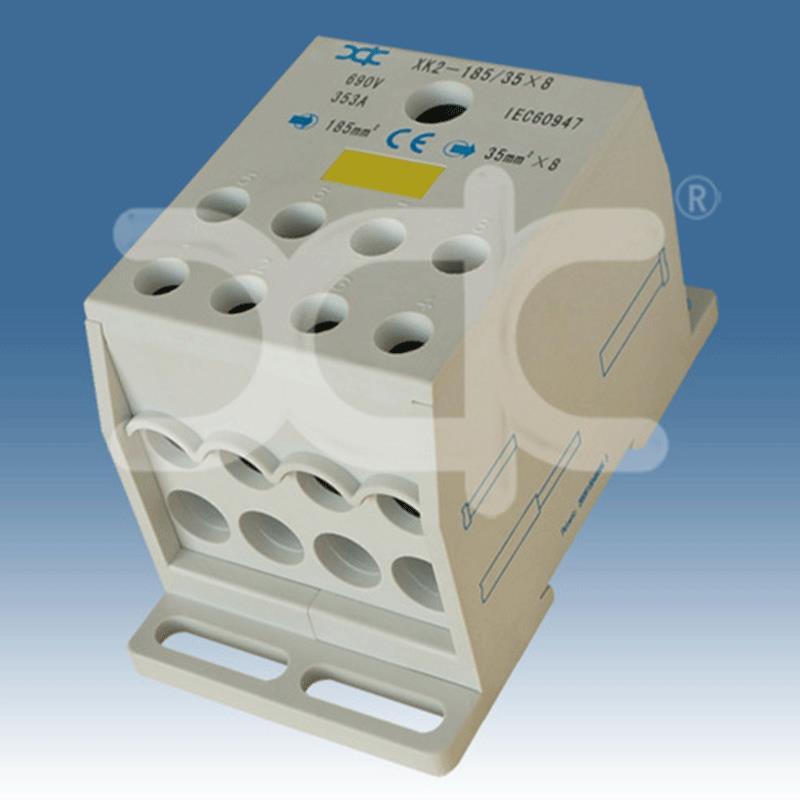 上海向开XK2-185/35×8接线端子一进八出大电流分线端子连接器