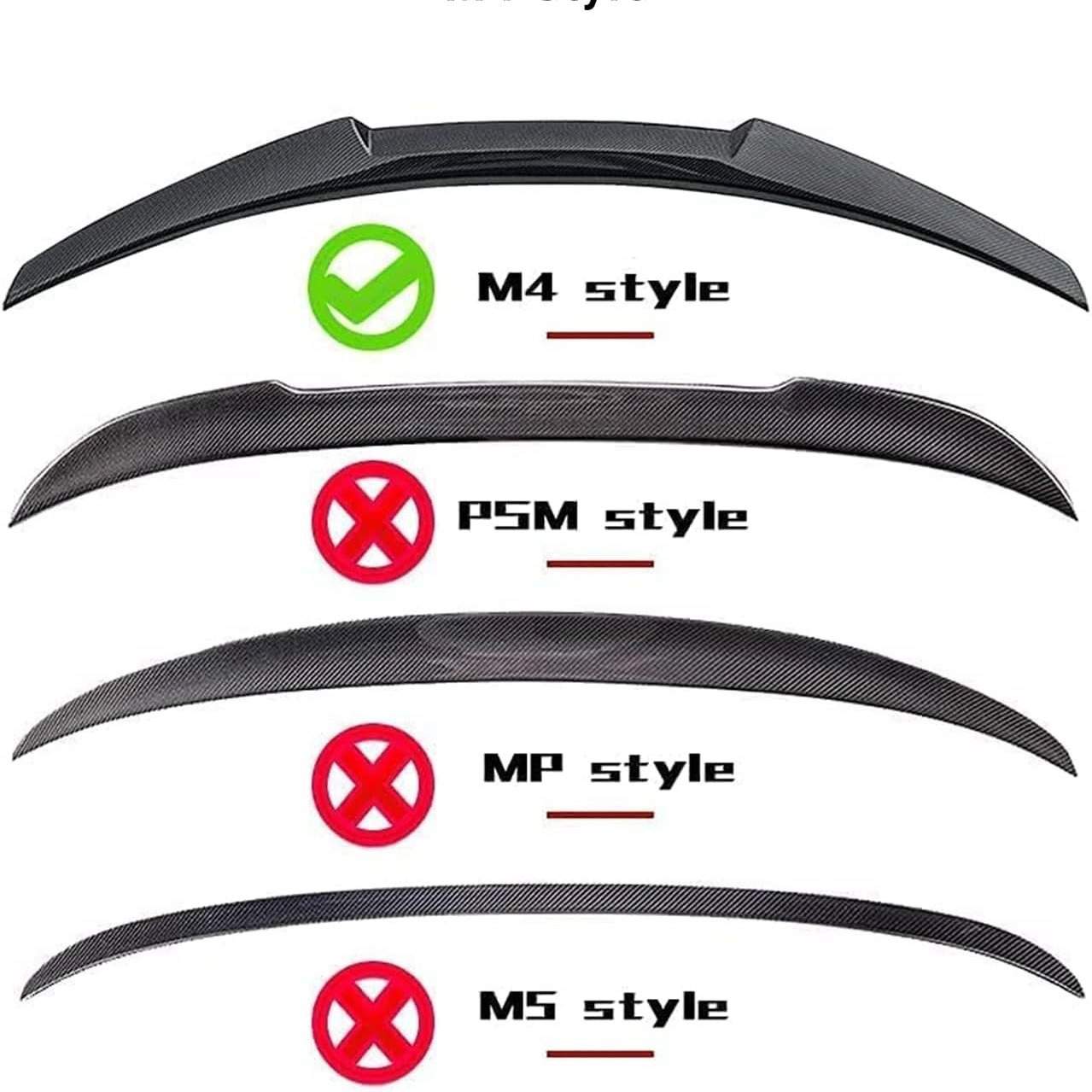 适用于05-12款老宝马3系E92E93m4尾翼320i325i双四门敞篷改装尾翼