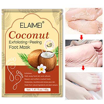 Foot Peel Mask 3 Pack-Feet Peeling Mask Exfoliating Peeling