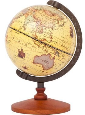 欧式地球仪小摆件书房客厅酒柜装饰家居摆设办公室桌商务礼品礼物