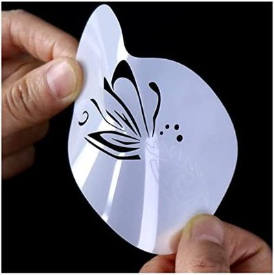 Maydear 10pcs Face Painting Stencils Reusable  Eyeliner Make