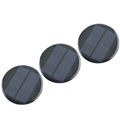 极速2pcs Set Solar Panel 5.5V 80ma Volt Cell Phone Chargers