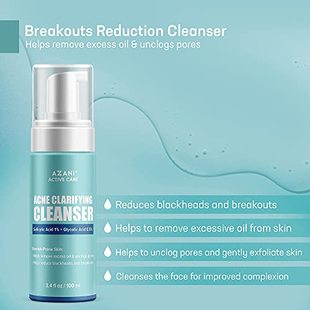 Face Wash Acne Azani Cleanser Acid Clarifying Salicylic