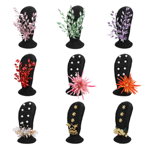 儿童敦煌飞天舞蹈假发表演头饰古风演出发髻异域风古装造型发包