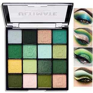 Colors Shadow Eyeshadow Eye Palette Matte Green Shimmer