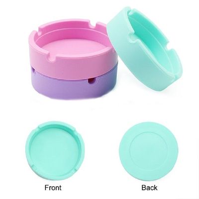 Ashtray Silicone Ash Tray Table Holder Reusable Household