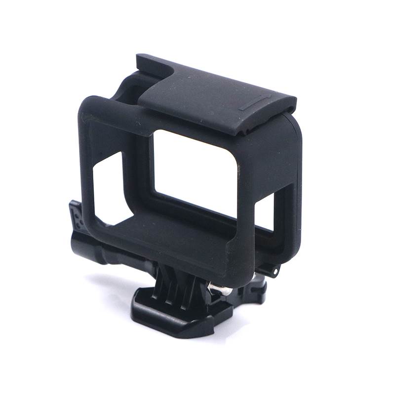 gopro保护套边框保护壳7/6/5运动相机防摔固定边框狗笼支架外壳子