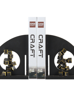 书档摆件样板房售楼处书柜工艺品摆设办公室美式创意装饰书靠书挡