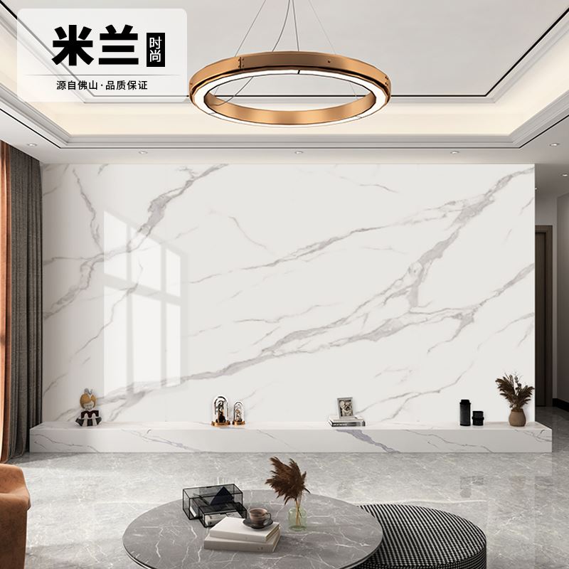 900X2000岩板大板背景墙客厅玄关入户别墅大理石瓷砖岩板现代简约