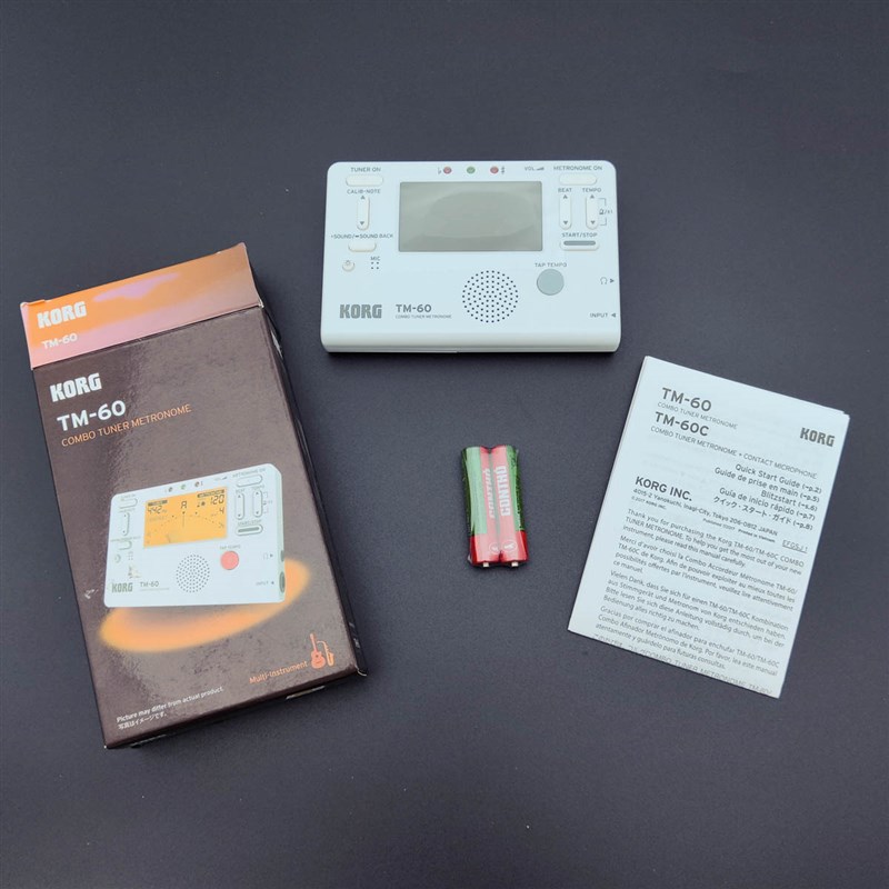 科音korg TM60调音器校音器长笛双簧管小提琴电子节拍器管乐通用