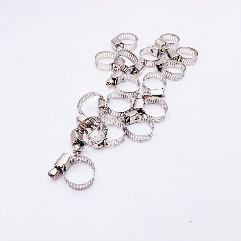 不锈钢卡箍半钢喉箍美式抱箍煤气管卡扣软管管卡水管固定卡子包邮