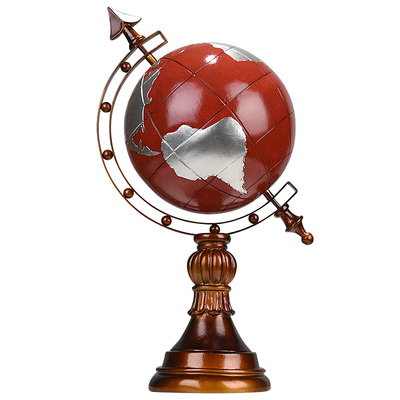 欧式创意地球仪摆件客厅酒柜家居装饰品办公室书桌书房工艺品摆设