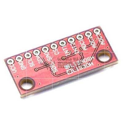 LIS3DSH triaxial hih resolution accelerometer sensor