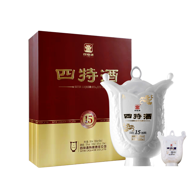 四特酒十五年52度500+50ml礼盒