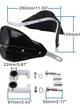 摩托车手刷车把保护罩护手车把替换ATV踏板车卡丁车黑色