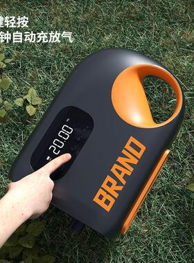 户外露营便携式电动车载充气泵户外帐篷SUP浆板皮划艇无线充气泵