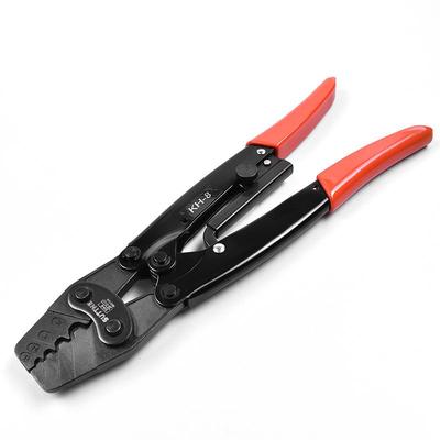 压线钳冷压端子SUTTNE裸端子圆/叉形开口铜鼻子电工棘轮压接线钳