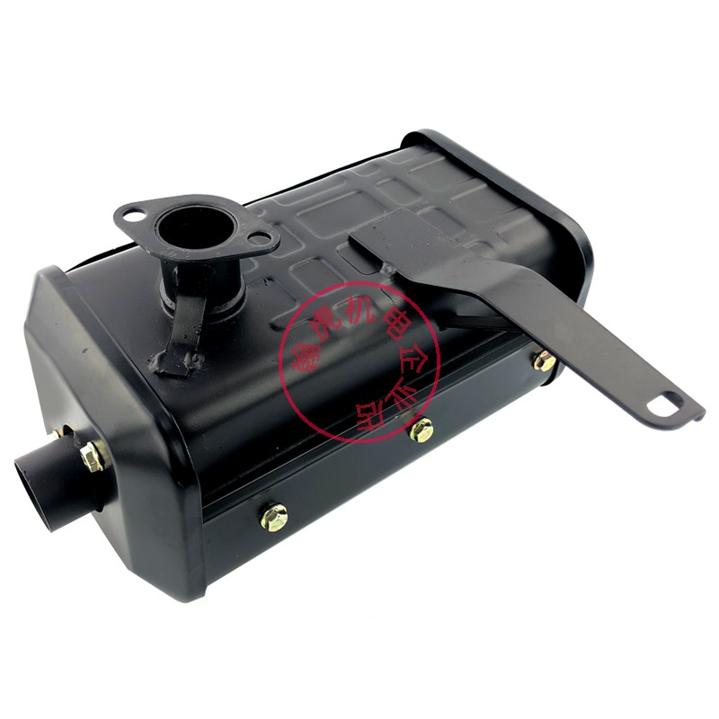 马路切割机风冷柴油机配件 186F 188F 意大利款消音器 常工排气管