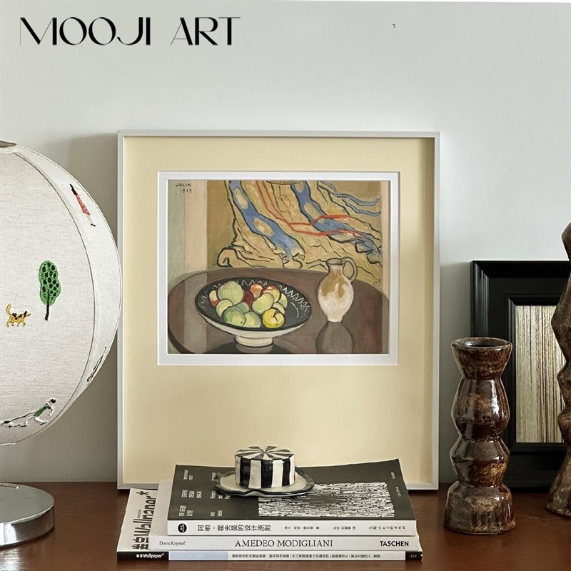 威尼斯】木吉法式复古小众风景装饰画卧室床头T挂画客厅沙发壁画