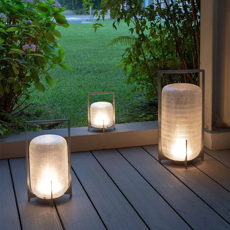 刻为太阳能草g坪灯户外防水庭院灯花园氛围灯简约现阳台手提灯