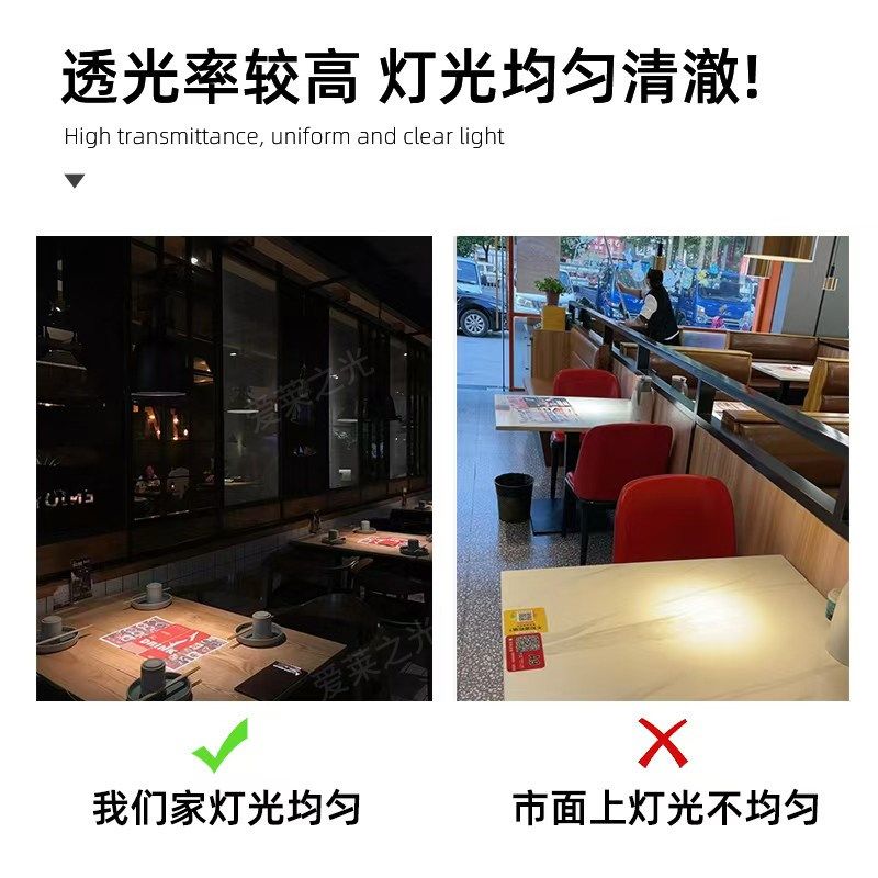 P20调焦侧发光E27螺口led射灯灯泡光源餐饮专用高显聚光灯泡2700K