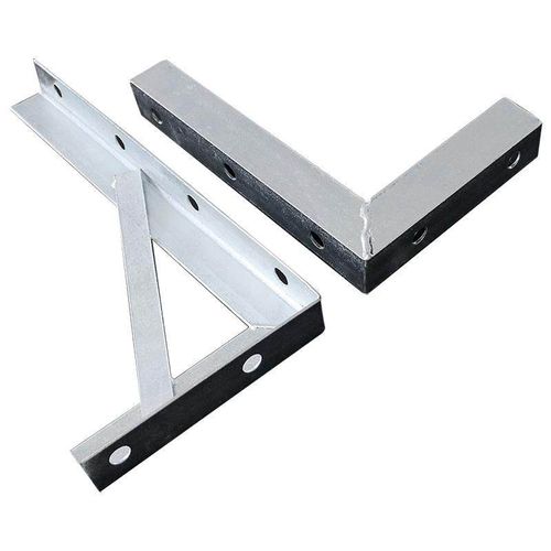 加厚角钢三角层板托置物架支撑承重镀锌管道固定支架壁架货架