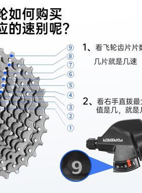 自行车飞轮公路车单车变速器7/8/9速飞轮山地自行车旋飞飞轮