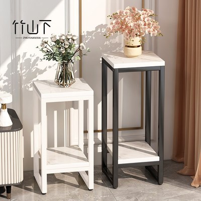 花架子客厅落地式轻奢高级感铁艺置物架I室内外绿萝多层花盆展示