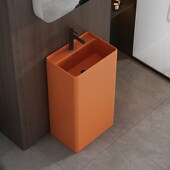 立柱洗手盆一体落地式 洗脸盆陶瓷洗手池阳台洗手台卫生间立柱盆