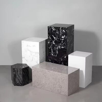 客厅玄关大理石落地式花架酒店办公室岩板底座摆件展示台装饰架子,家居饰品,落地摆件,淘宝优惠券,粉丝福利购,淘宝优惠卷