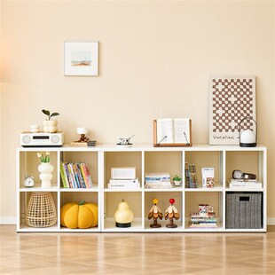 自由组合格子柜卡莱克收纳筐钢制铁艺书架储物柜家用儿童收纳落地