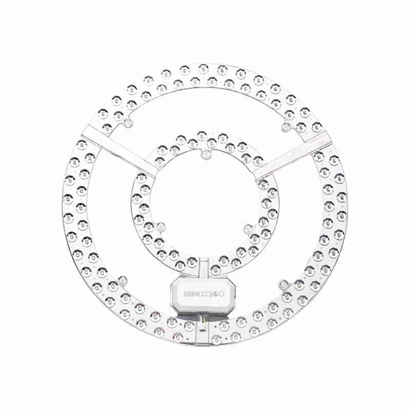 国际电工LdED灯芯圆形替换吸顶灯灯芯三色变光磁吸特亮无频闪灯芯