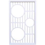 客厅玄关屏风隔断PVC镂空雕花板背景墙花格简约中式 风欧式 格栅板